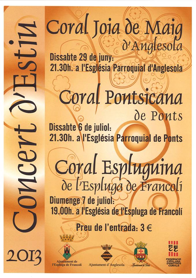 Coral Pontsicana – Concert d’estiu